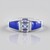 Anello in argento con Tanzanite