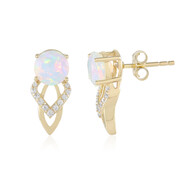 Boucles d'oreilles en or et Opale Welo AAA (de Melo Gold)