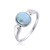 Bague en argent et Larimar