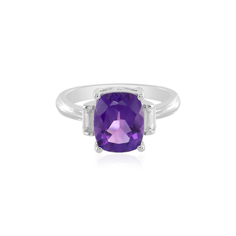 Bague en argent et Améthyste de Sibérie