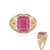 Anillo en oro con Zafiro rosa de Madagascar (Ornaments by de Melo)
