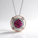 Collana in argento con Agata Bianca (Gems en Vogue)