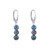 Boucles d'oreilles en argent et Shattuckite