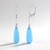 Orecchini in argento con Onice Blu (MONOSONO COLLECTION)