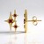 Boucles d'oreilles en argent et Rubis de Tanzanie