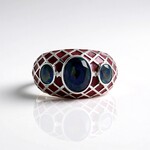 Anello in argento con Opale Mezezo (SAELOCANA)
