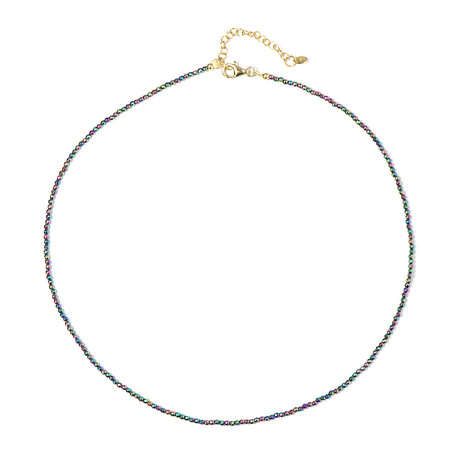 Zilveren halsketting met Mystieke Hematieten