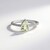 Anello in argento con Ametista Verde