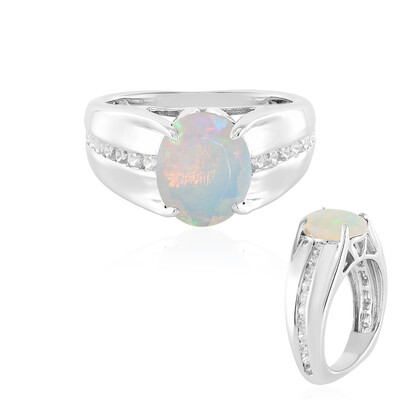 Bague en argent et Opale Welo (de Melo)
