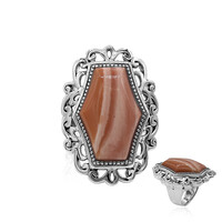 Australischer Pinkfarbener Opal-Silberring (Art of Nature)