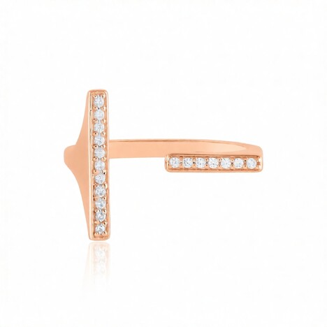 Bague en argent et Zircon (de Melo Essence)