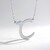 Collana in argento con Pietra di Luna Arcobaleno