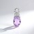 Ciondolo in argento con Ametista Rose de France