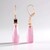 Boucles d'oreilles en argent et Calcédoine lavande (KM by Juwelo)