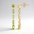 Orecchini in argento con Peridoto della Birmania