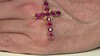 Collar en plata con Rubelita (Gems en Vogue)