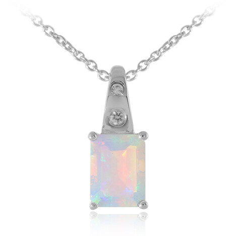 Collier en argent et Opale Welo