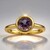 Anello in oro con Ametista dell'Arizona (Amanda Adkins)