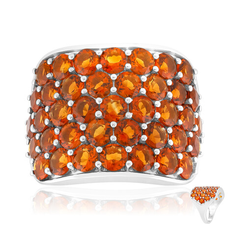 Madeira-Citrin-Silberring (de Melo Essence)