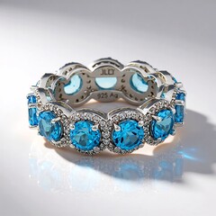 Anello in argento con Topazio Marambaia