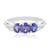 Bague en argent et Tanzanite