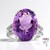 Anello in argento con Ametista
