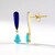 Orecchini in argento con Turchese Sleeping Beauty