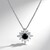 Collana in argento con Spinello Nero