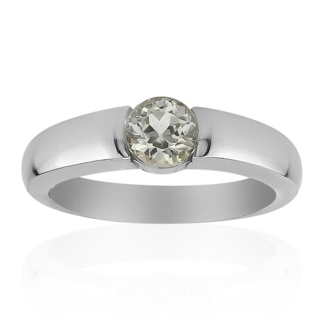 Anello in argento con Kunzite Canarino