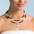 Collana in argento con Quarzo Bianco (Riya)
