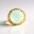 Bague en argent et Calcédoine d'eau (Ornaments by de Melo)