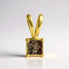 Ciondolo in oro con Diamante Cioccolato d'Argyle SI1