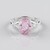 Anello in argento con Kunzite