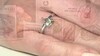 Zilveren ring met een groene amethist