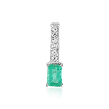 Colgante en plata con Esmeralda de Rusia
