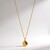 Collar en plata con Ámbar báltico Milky (dagen)