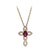 Gouden halsketting met een Mozambique robijn (CIRARI)