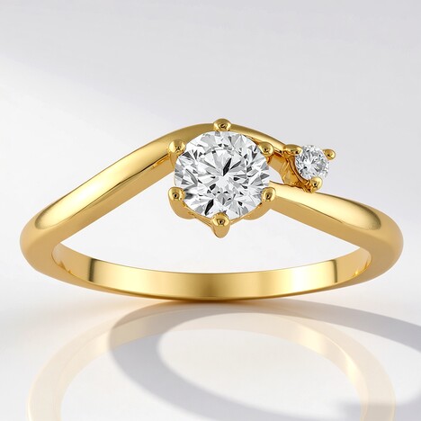 Bague en or et Diamant VVS1 (G) (Annette)