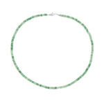 Collana in argento con Avventurina Verde