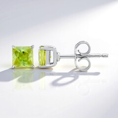 Orecchini in argento con Sfene