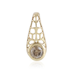 Ciondolo in oro con Diamante Champagne I2 (Ornaments by de Melo)