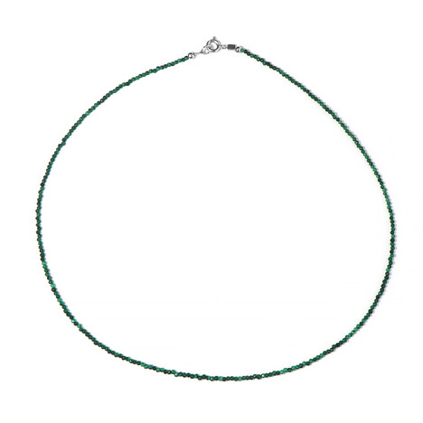 Malachit-Silberhalskette