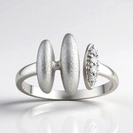 Anello in argento con Diamante I1 (G) (Annette)
