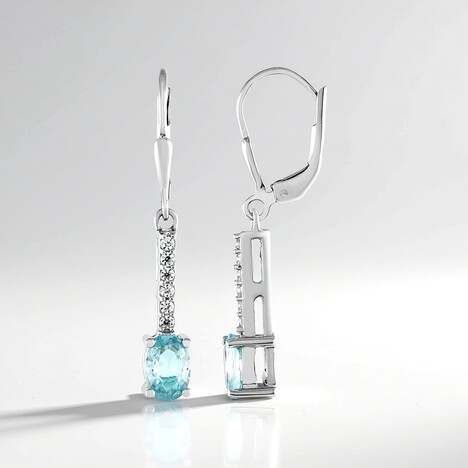 Orecchini in argento con Zircone Ratanakiri