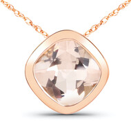 Collar en oro con Morganita