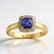 Anello in oro con Tanzanite AAA