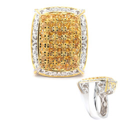 Bague en argent et Grenat Spessartite (Gems en Vogue)