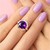 Zambian Amethyst Silver Ring (Pallanova)