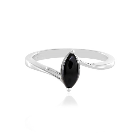 Bague en argent et Onyx noir