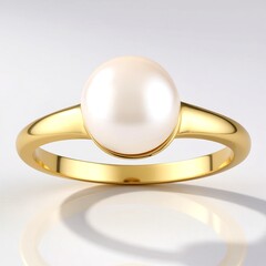 Anello in argento con Perla Akoya